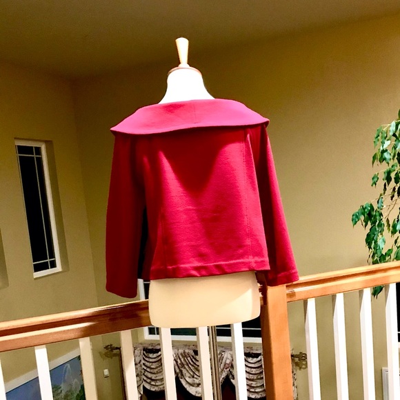 NEWPORT NEWS Retro Ponte Knit Topper Jacket - Picture 3 of 6